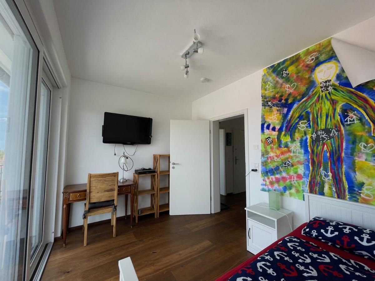 פליינפילד Ferienwohnung Seeblick מראה חיצוני תמונה